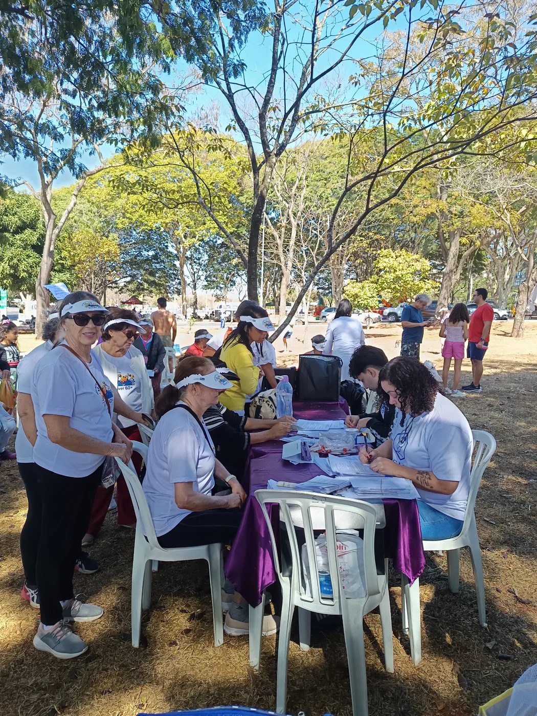 Ação no Eixão do Lazer